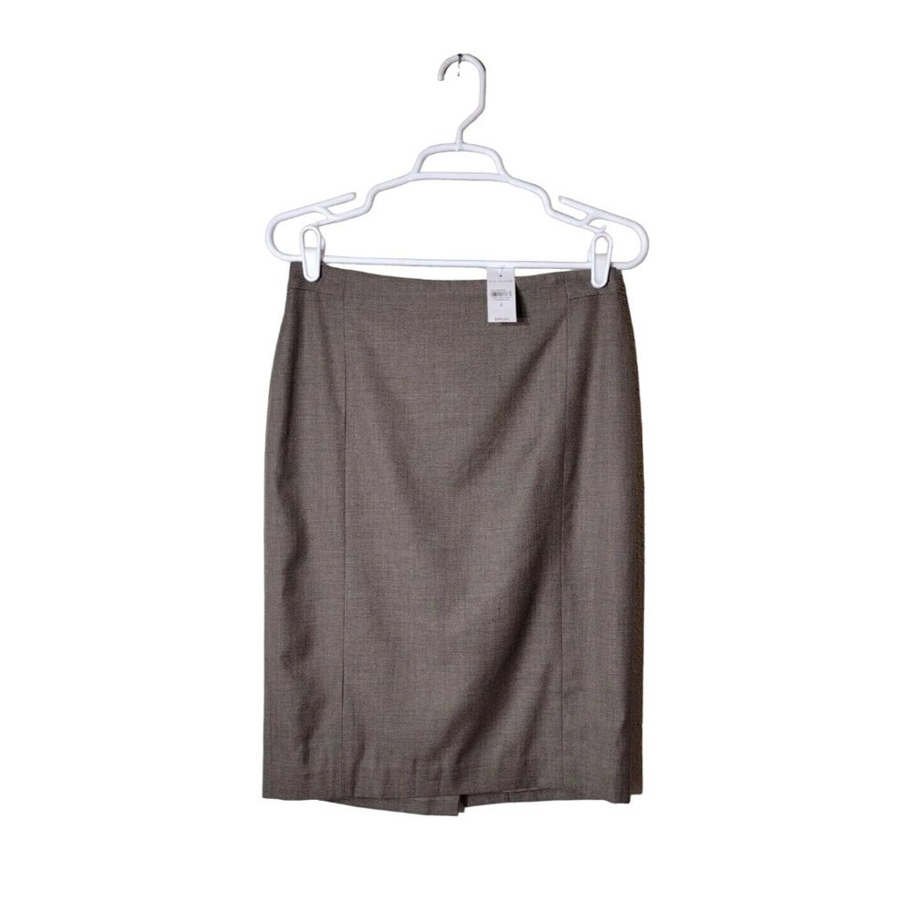 Ann Taylor Skirt Womens 2 Slit Pencil Straight Professional Office